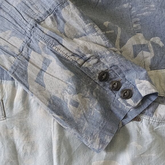 G-Star Raw ~ Cotton Print Blazer - Picture 7 of 14